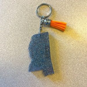 Handmade U.S. State Keychain - Mississippi
